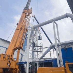 Ceramic patch lined elbow 